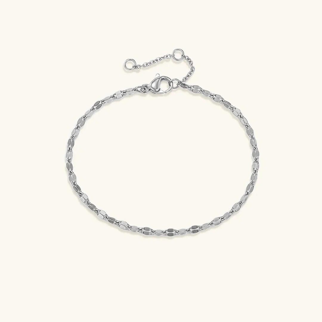 Pulsera elegante de doble capa con diseño de encaje – imagen 2