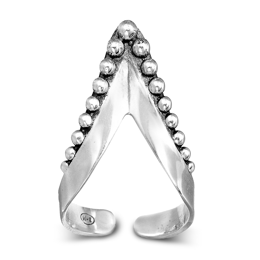 Anillo chevron de pulgar de cuerpo entero