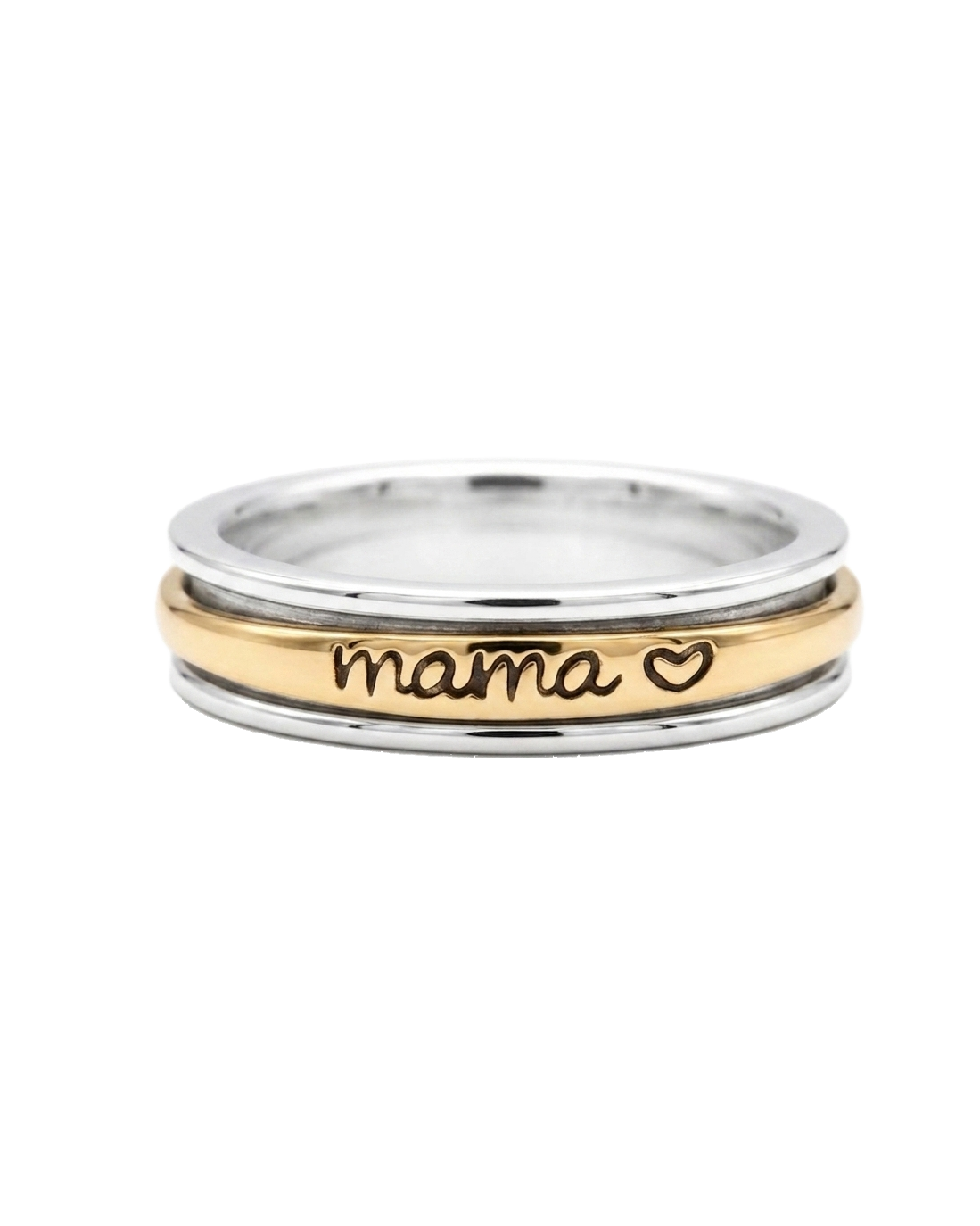 Anillo fidget bicolor Mama