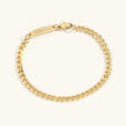 Pulsera de cadena de oro radiante Carmen, Lucía & Rocío