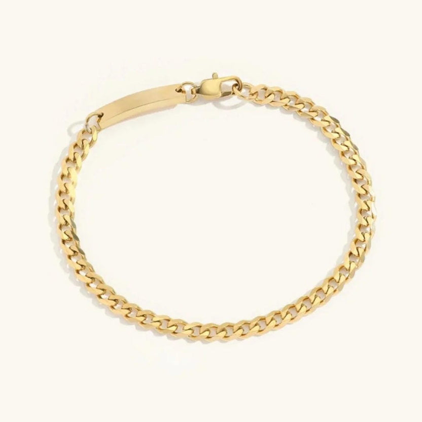 Pulsera de cadena de oro radiante Carmen, Lucía & Rocío