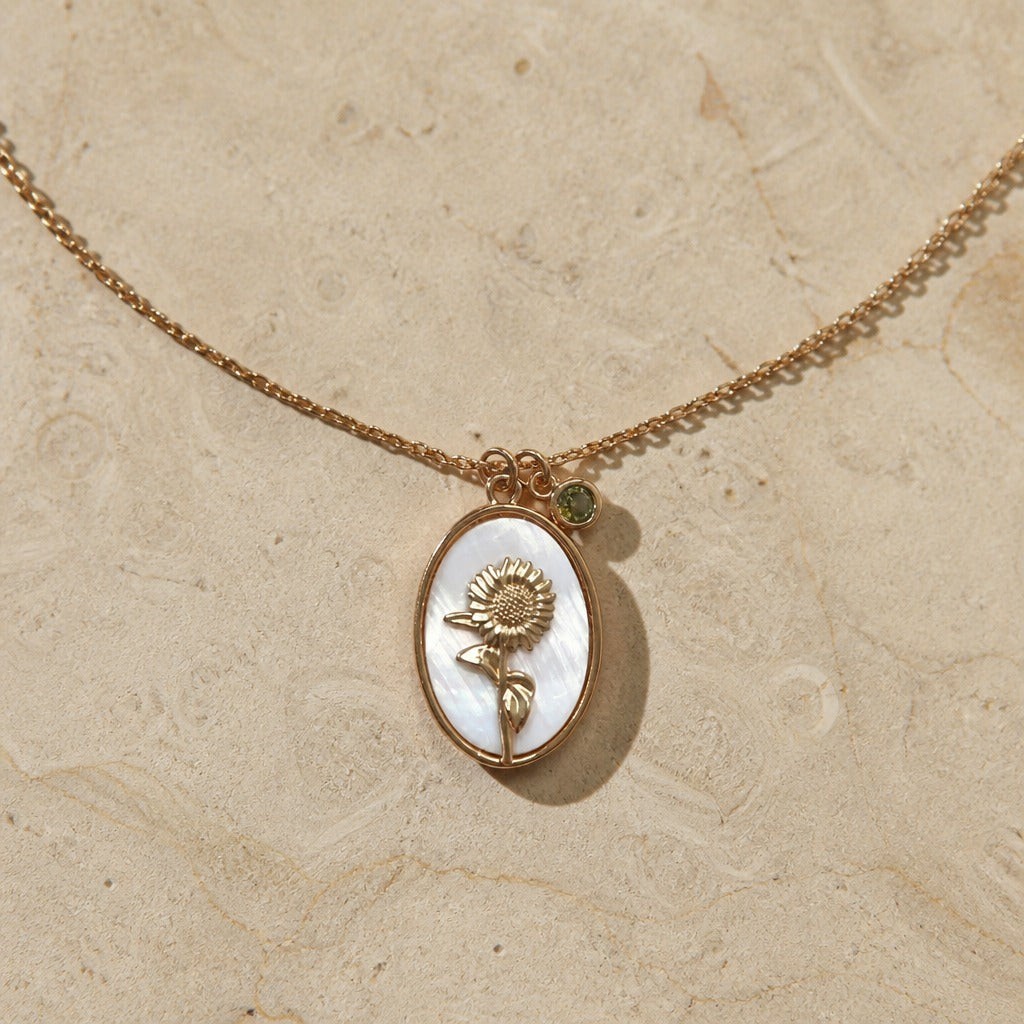 Colección de collares vintage con piedra de nacimiento – imagen 9