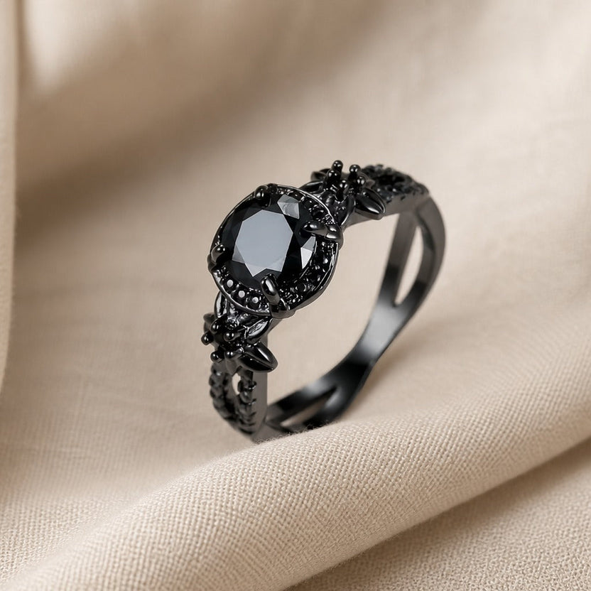 Anillo de ónix negro Radiance