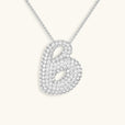 Collar con inicial Bubble de cristales – imagen 33