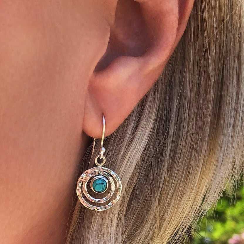 Pendientes bohemios Saturno