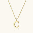 Collar vintage dorado con inicial – imagen 8