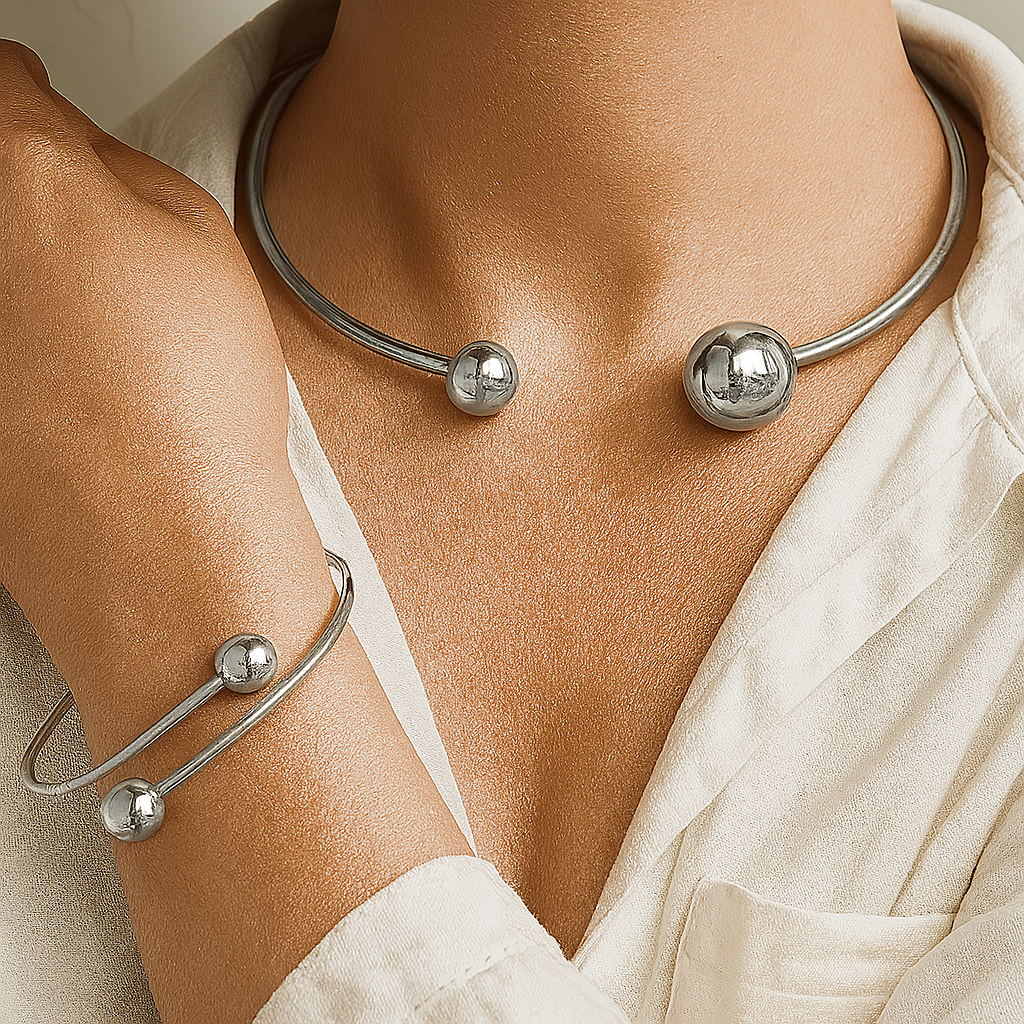 Conjunto de collar y pulsera seleccionado – imagen 2