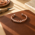 Pulsera de cobre con ondas