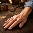 Anillo liso de cobre – imagen 2