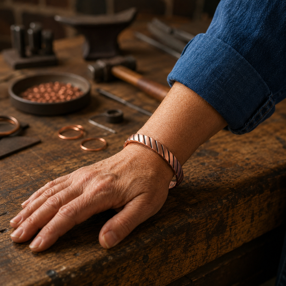 Pulsera Helix de cobre – imagen 2