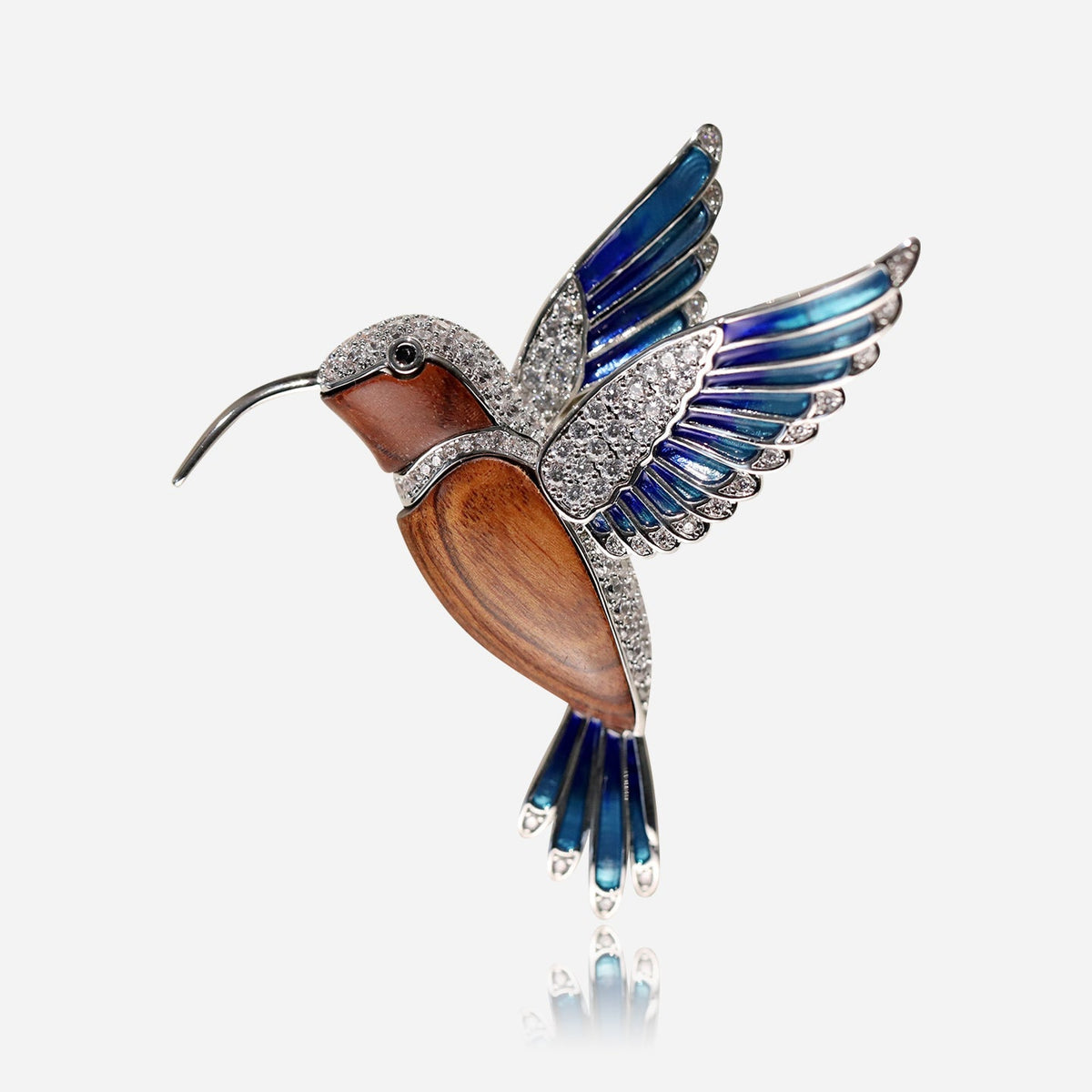Broche de vuelo de cobalto