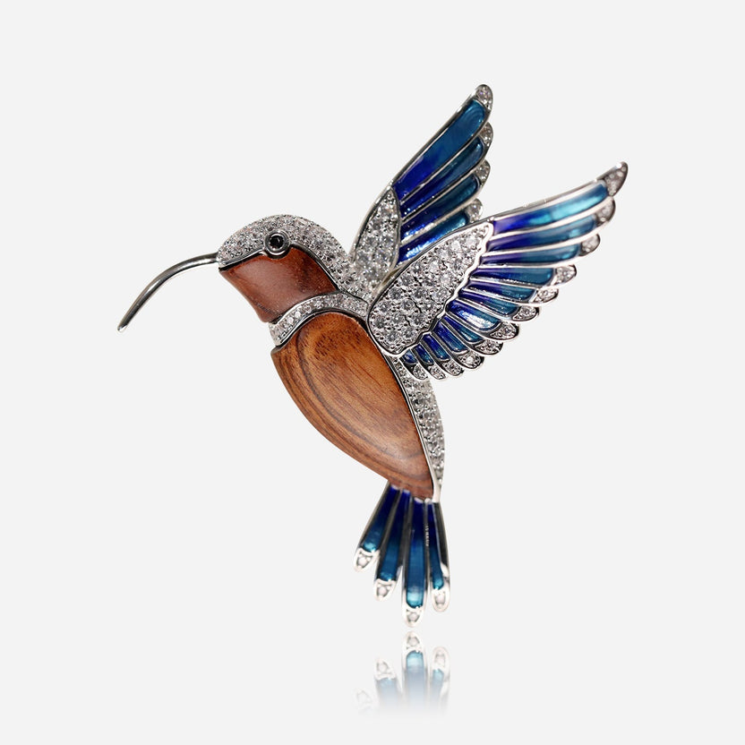 Broche de vuelo de cobalto