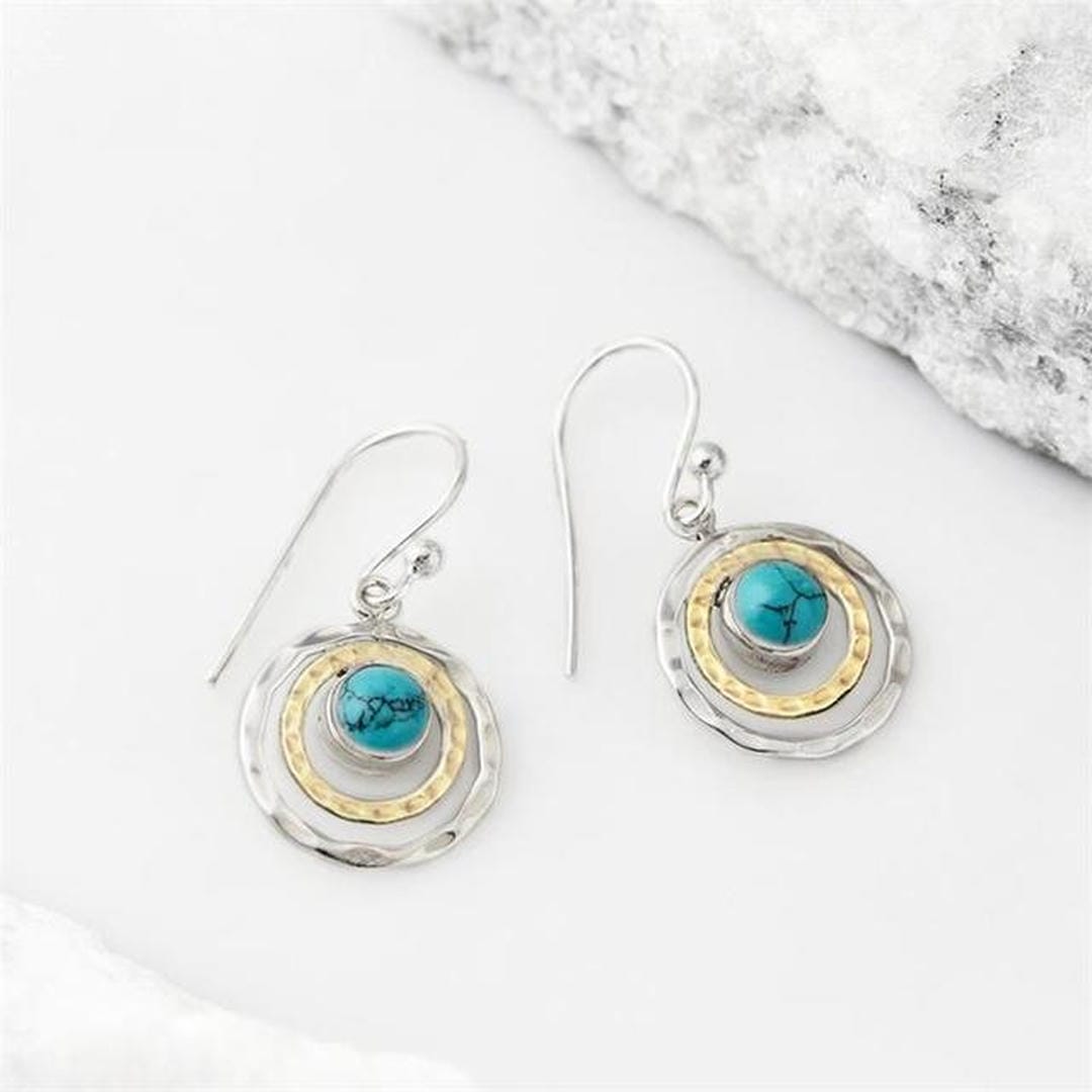 Pendientes bohemios Saturno – imagen 2