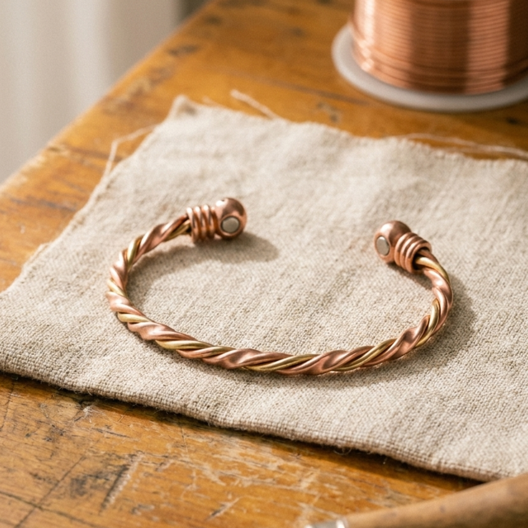 Pulsera clásica de cobre Río — Carmen, Lucía & Rocío