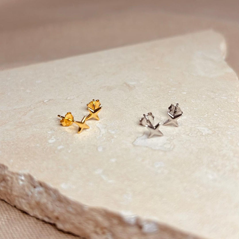 Pendientes Starlight en oro o plata