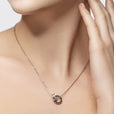 Set círculo infinito en oro blanco – imagen 4