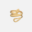 Anillo de serpiente detallado (ajustable)