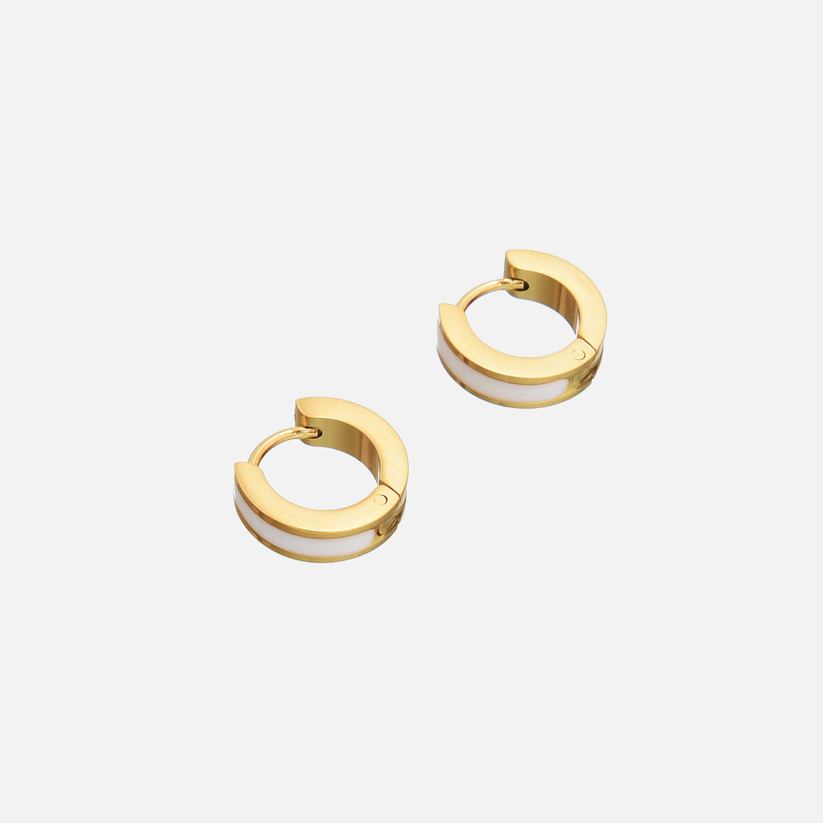 Pendientes Roxy blancos – imagen 2