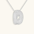 Collar con inicial Bubble de cristales – imagen 35