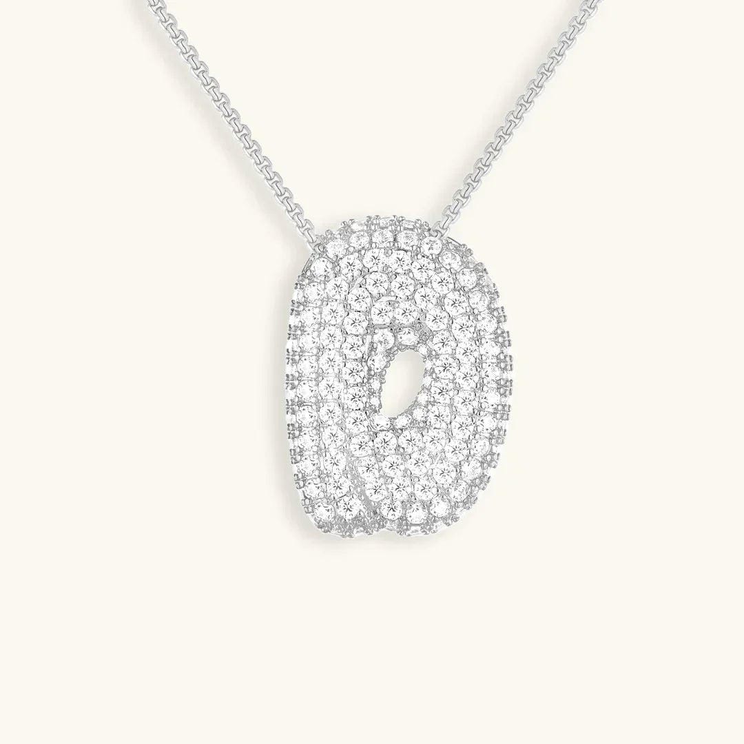Collar con inicial Bubble de cristales – imagen 35