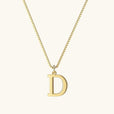 Collar vintage dorado con inicial – imagen 9