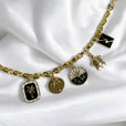 Collar de dijes Noir Ocean (artesanal y edición limitada) – imagen 2