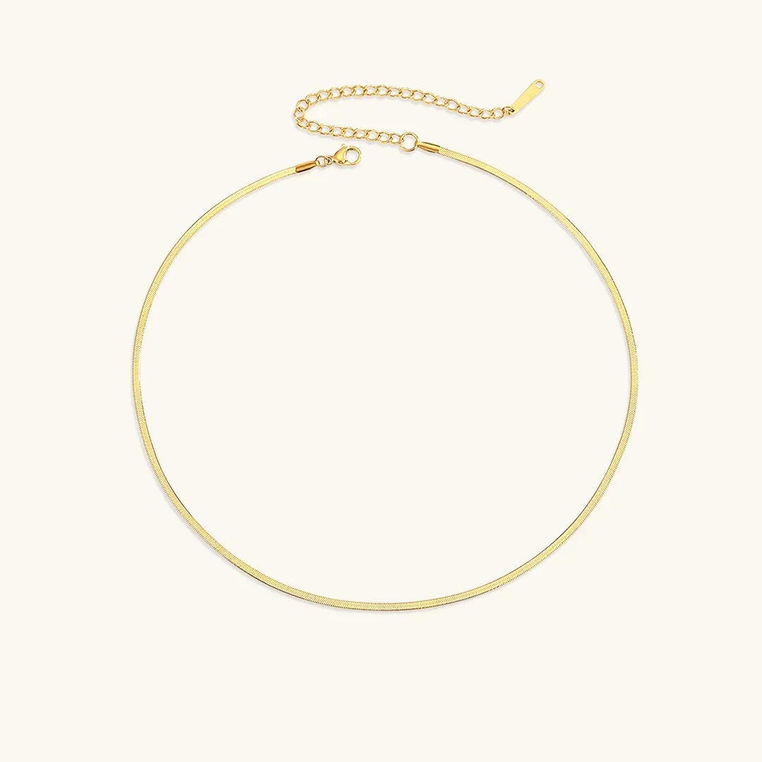 Collar espiga dorado atemporal