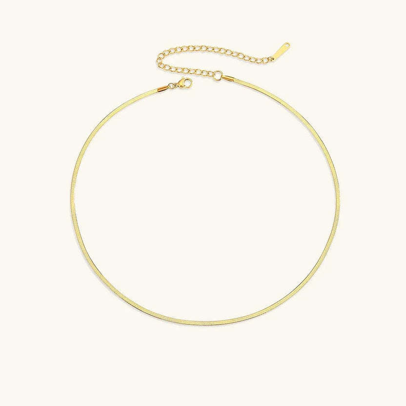 Collar espiga dorado atemporal