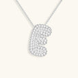 Collar con inicial Bubble de cristales – imagen 36