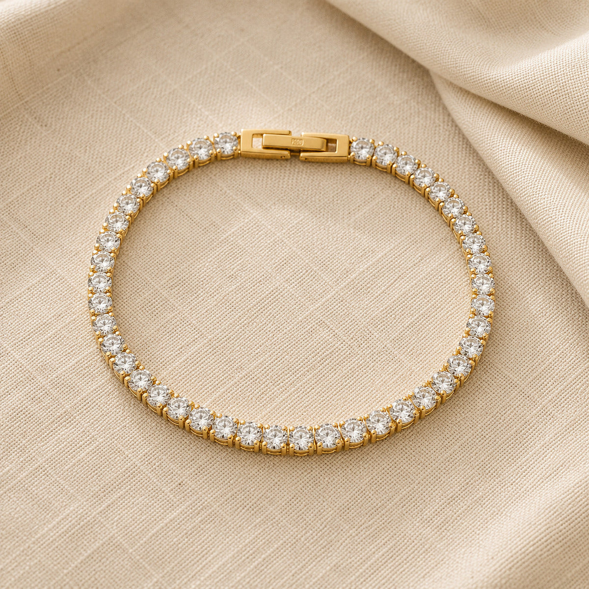 Pulsera tenis de cristales elegante – imagen 2