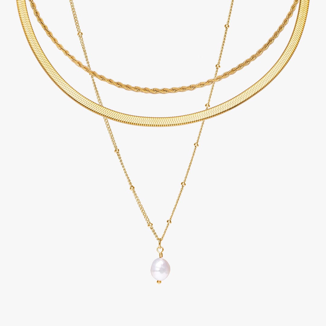 Set de collares en capas Trío Atemporal