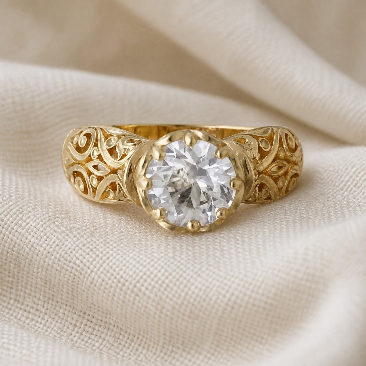 Anillo exquisito de circonita exótica – imagen 2