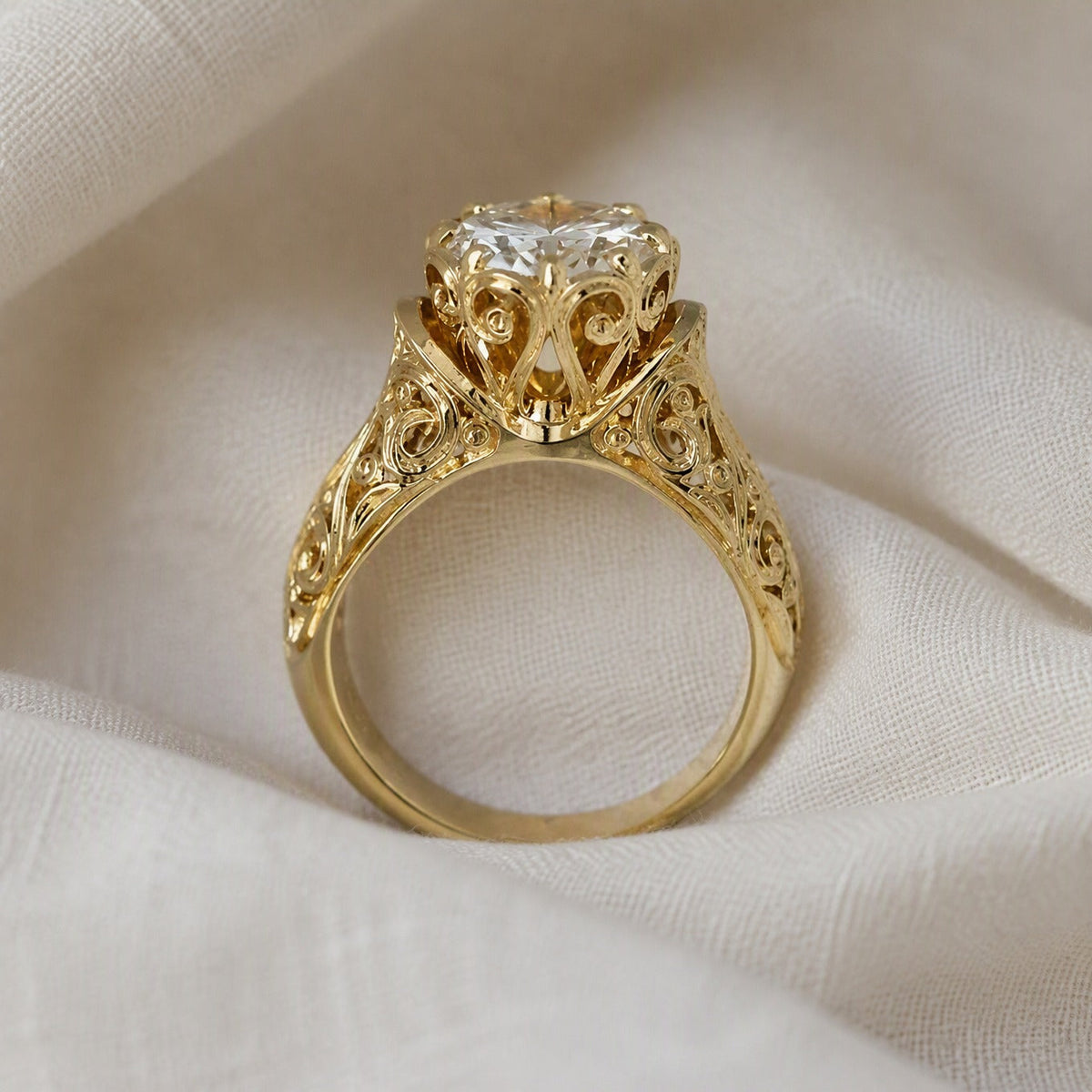 Anillo exquisito de circonita exótica – imagen 3