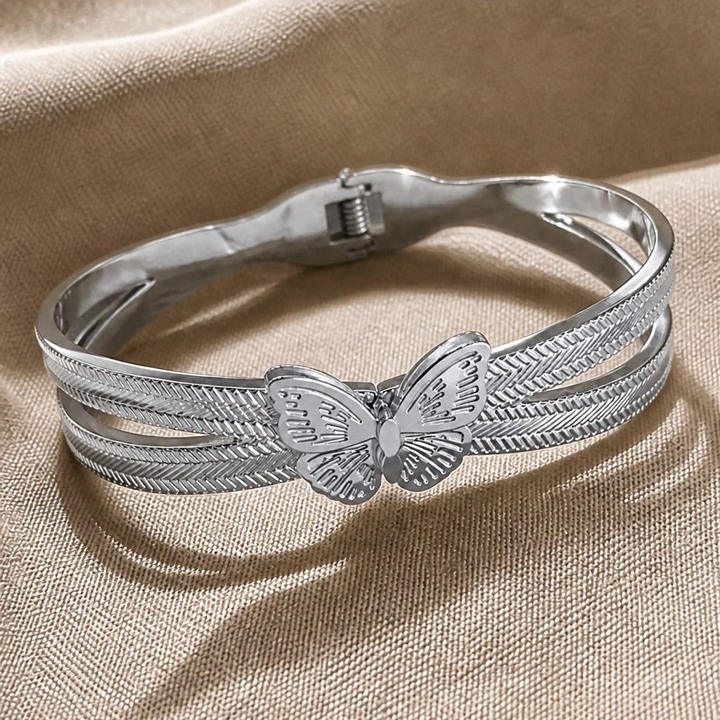 Brazalete manguito exquisito de mariposa – imagen 2