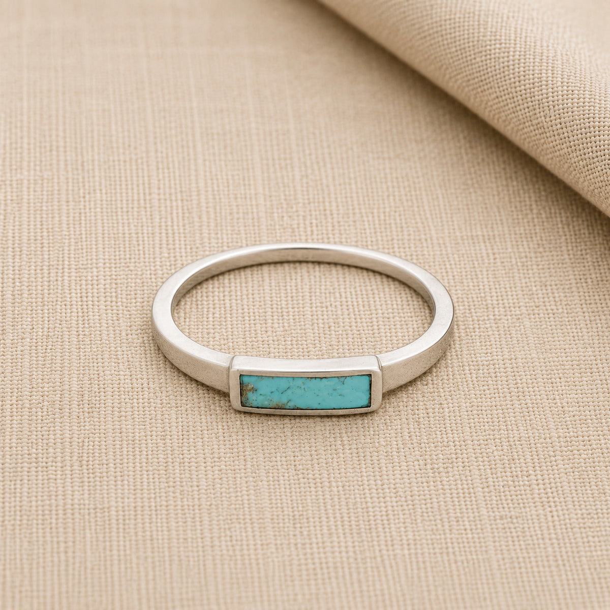 Anillo de ágata musgo exquisito – imagen 2