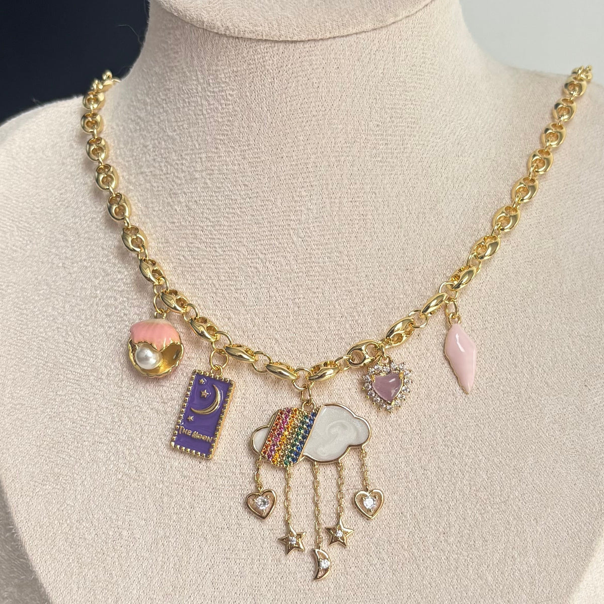 Collar Celestia (hecho a mano y edición limitada) – imagen 3