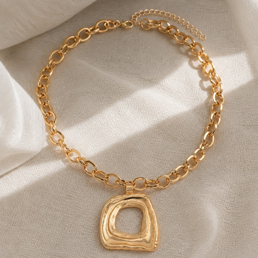 Collar cubano dorado regio – imagen 2