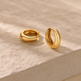 Pendientes de aro dorados de Carmen, Lucía & Rocío