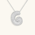 Collar con inicial Bubble de cristales – imagen 38