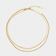Conjunto de collares superpuestos Fluir Elegante — Carmen, Lucía & Rocío