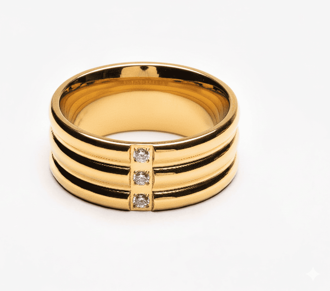 Anillo estelar luminoso y llamativo