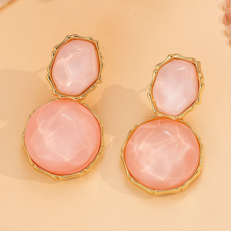 Pendientes de oro geométricos – imagen 3