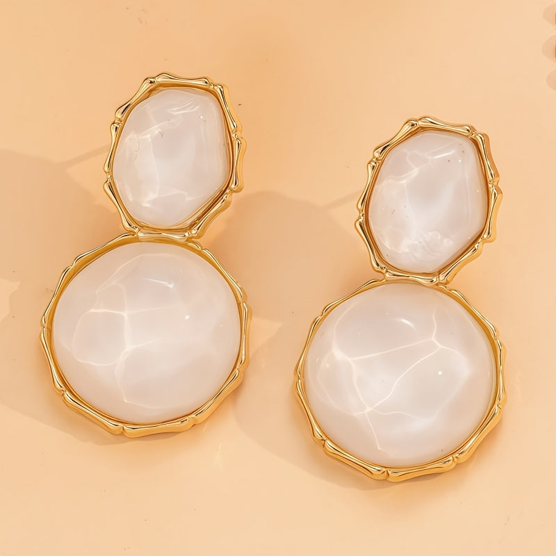 Pendientes de oro geométricos – imagen 4