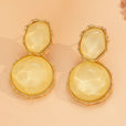 Pendientes de oro geométricos – imagen 2