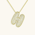 Collar con inicial Bubble de cristales – imagen 10