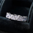 Anillo vintage con piedra triangular – imagen 2