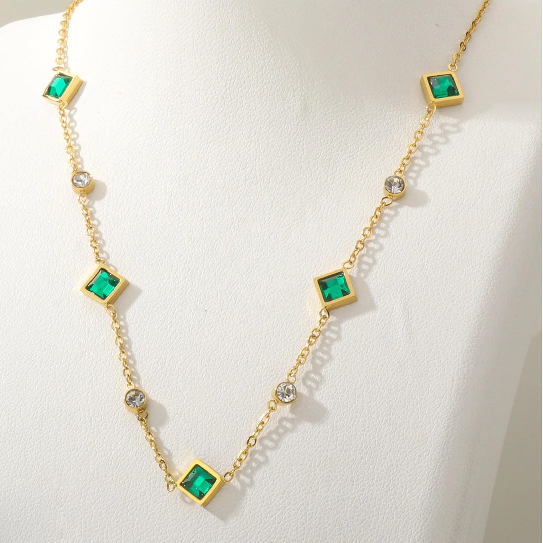 Collar colgante esmeralda real – imagen 2