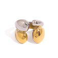 Anillo bicolor oro y plata apilable – imagen 6