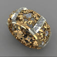 Anillo exquisito calado