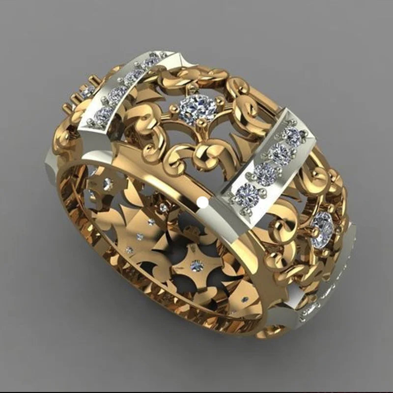 Anillo exquisito calado